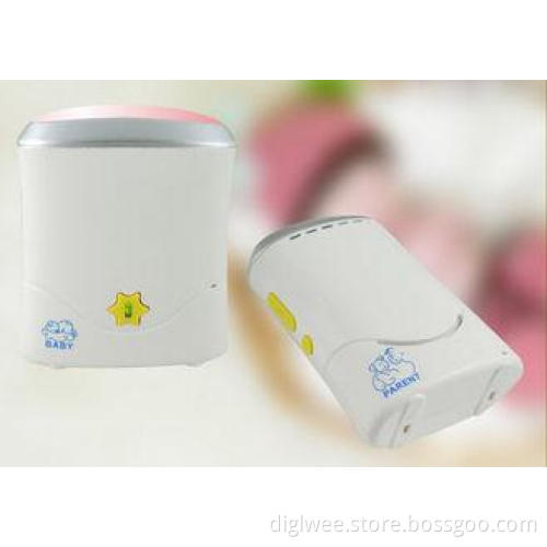 Security wireless 2.4ghz digital audio baby monitor with co